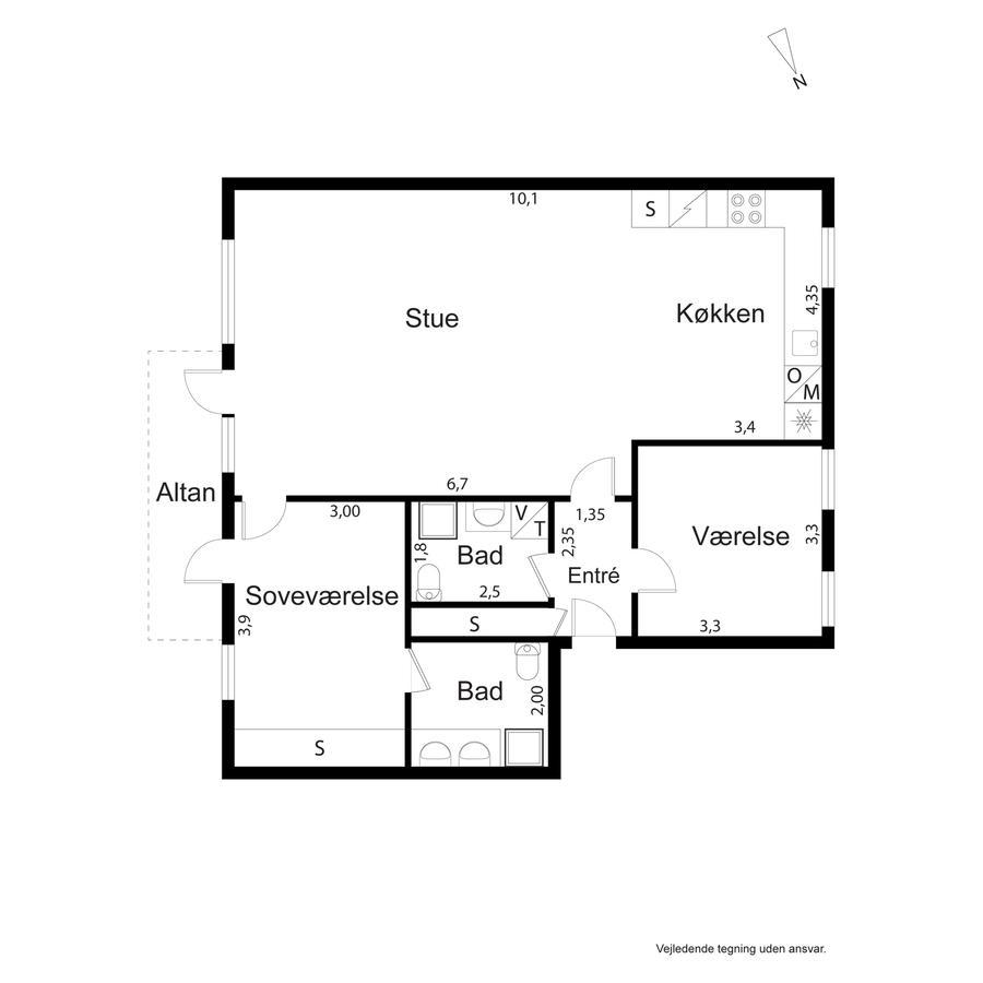 City Lux Apartment With 2 Full Bathrooms 2Tv Koppenhága Kültér fotó